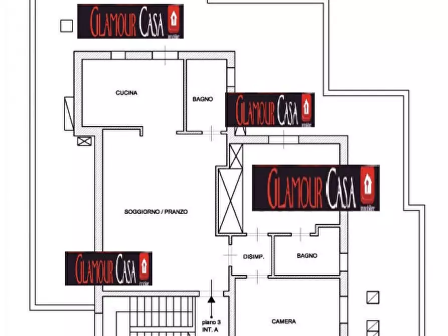 Immagine 16 di Appartamento in vendita  in Via Vignale a Roma