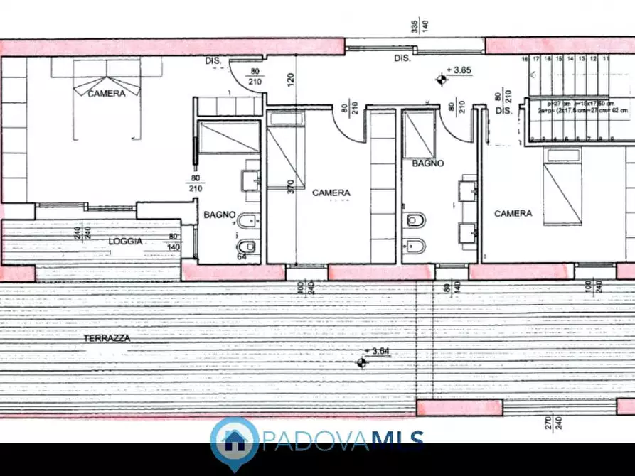 Immagine 26 di Casa bifamiliare in vendita  a Selvazzano Dentro