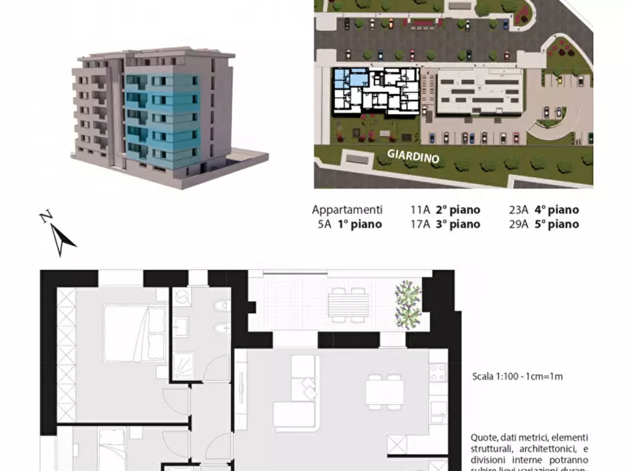 Immagine 11 di Appartamento in vendita  in Via Umberto Terracini a Bologna