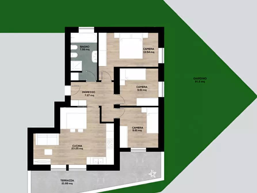 Immagine 13 di Appartamento in vendita  a Meltina .Molten.