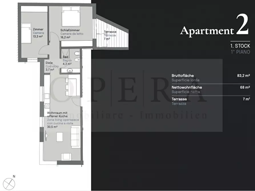 Immagine 2 di Appartamento in vendita  in Ega Centro a Nova Ponente .Deutschnofen.