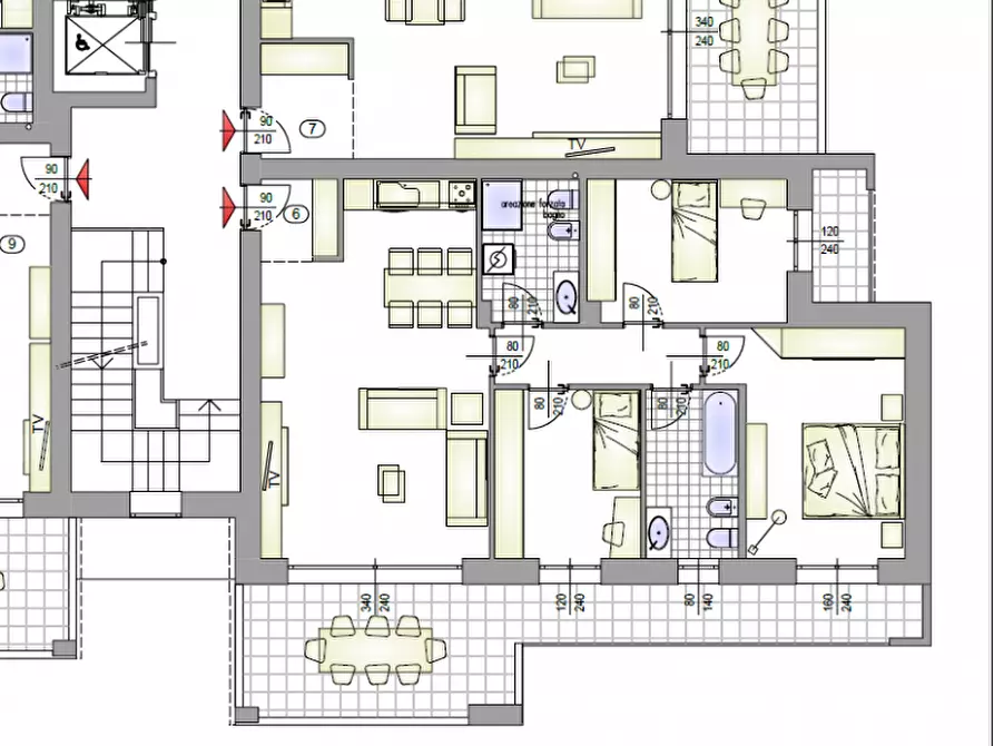 Immagine 10 di Attico in vendita  in Via Diaz a Albiate