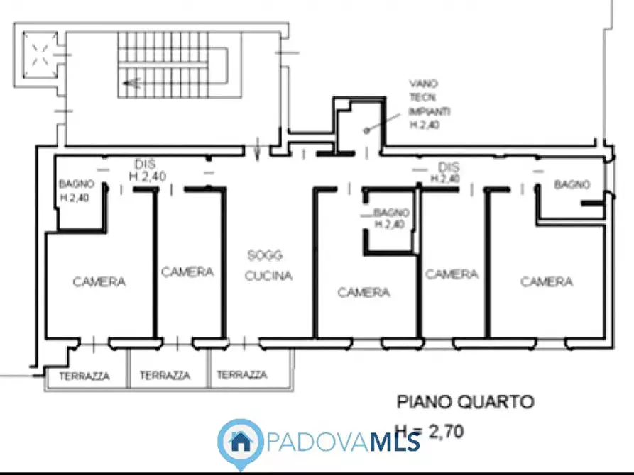 Immagine 18 di Appartamento in vendita  in Via Padre Reginaldo Giuliani a Padova