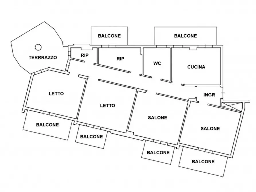 Immagine 17 di Appartamento in vendita  in Via Brancaccio, N. 2/M a Palermo