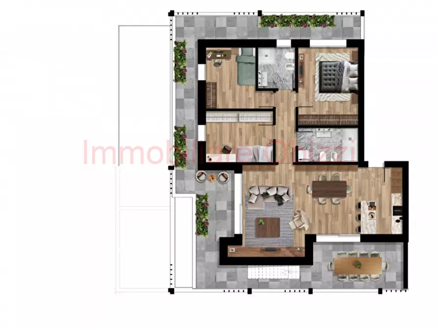 Immagine 17 di Appartamento in vendita  in via monte versa a Padova