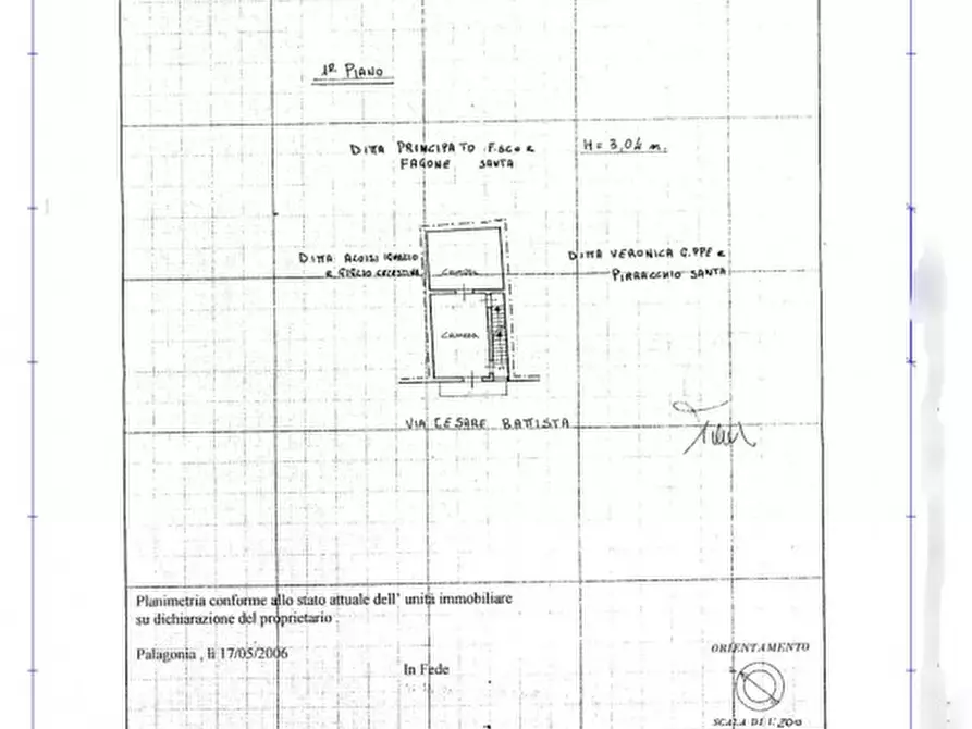 Immagine 21 di Casa indipendente in vendita  in via Cesare Battisti n.82 a Palagonia
