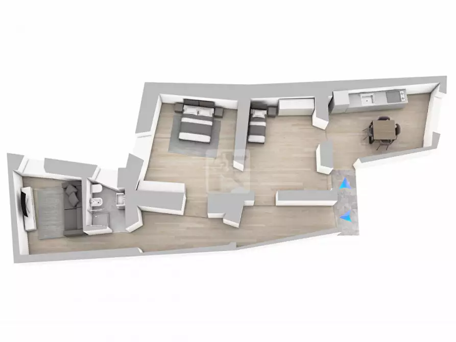 Immagine 7 di Appartamento in vendita  in via mazzini a Dro