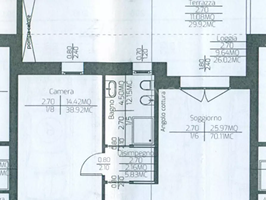 Immagine 2 di Appartamento in vendita  in Via Galante a Padova