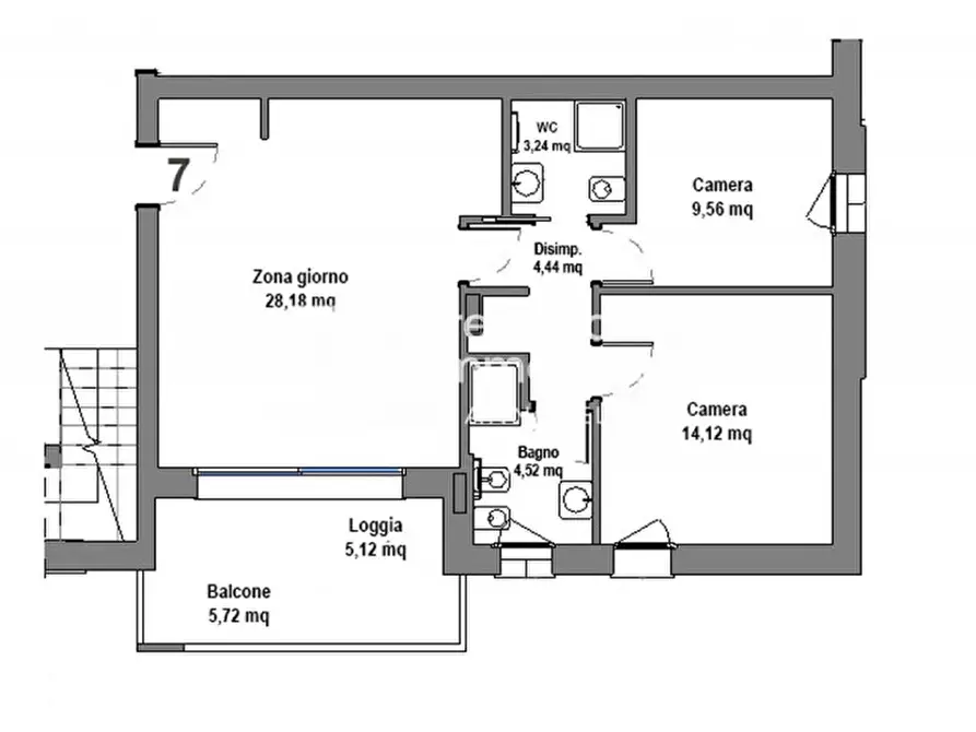 Immagine 15 di Appartamento in vendita  in Via Zermanesa a Mogliano Veneto