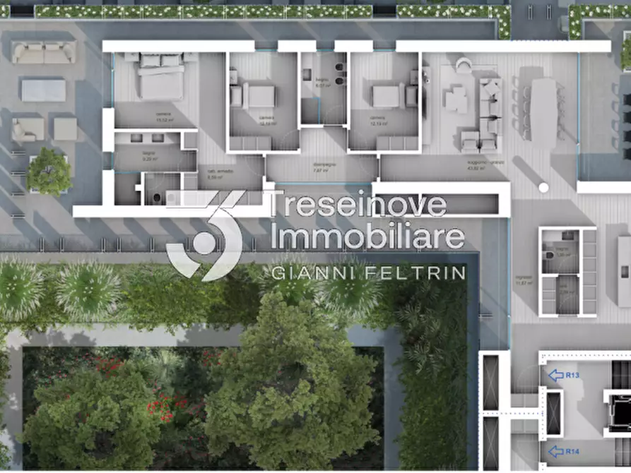 Immagine 25 di Appartamento in vendita  in Via Benedetto Marcello a Montebelluna