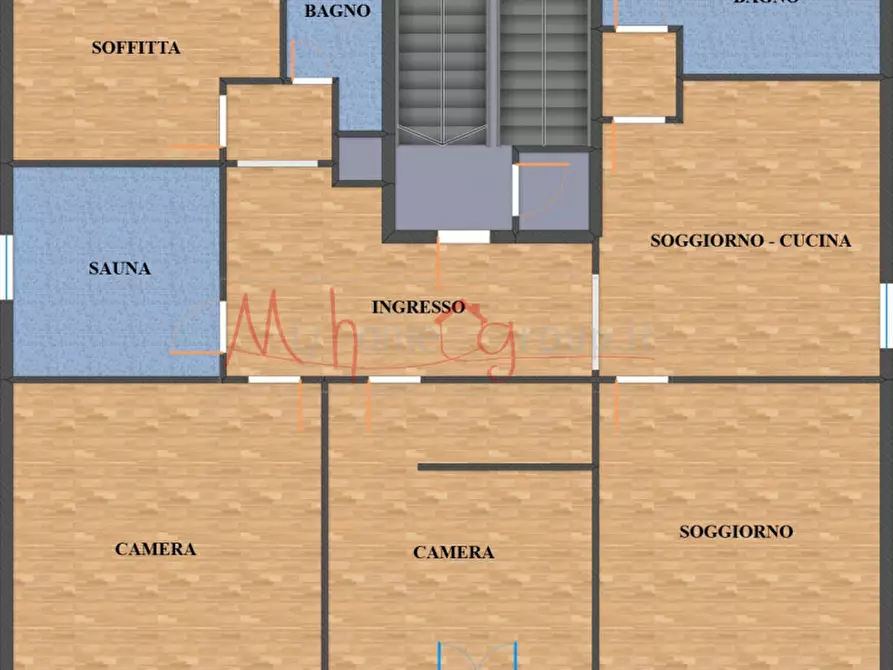 Immagine 46 di Attico in vendita  in via Trieste a Domegge Di Cadore