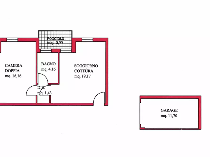 Immagine 10 di Appartamento in vendita  in Via Vallerea 37 a Pernumia