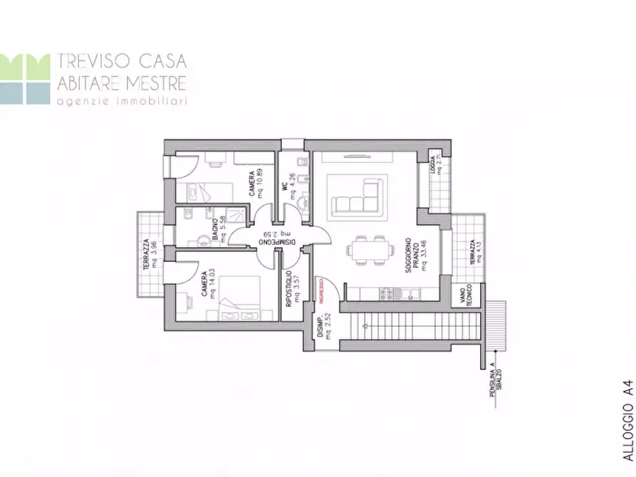 Immagine 20 di Appartamento in vendita  in Strada del Boiago a Treviso