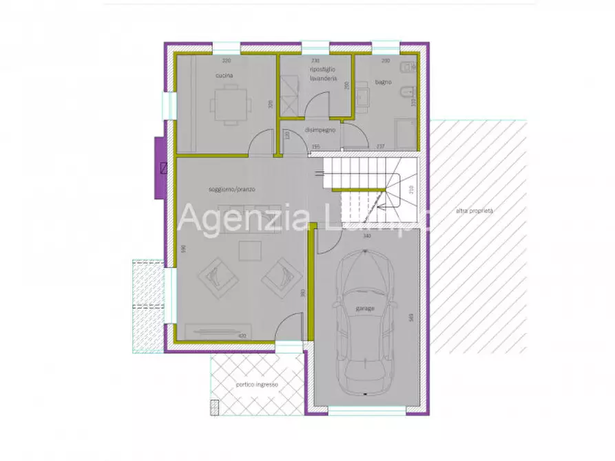Immagine 6 di Casa bifamiliare in vendita  in Via Roma a Pravisdomini
