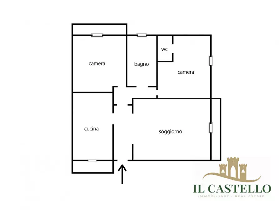 Immagine 18 di Appartamento in vendita  in VIA ROMA a Castiglione Del Lago