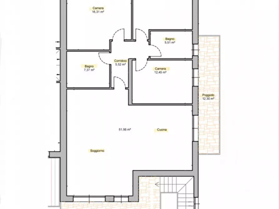 Immagine 3 di Appartamento in vendita  a San Bonifacio
