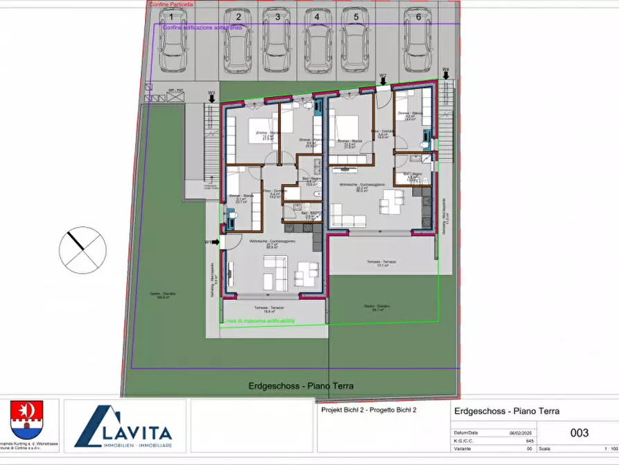 Immagine 14 di Appartamento in vendita  in weinbergweg - via della vigna a Cortina Sulla Strada Del Vino .Kurtinig An D.