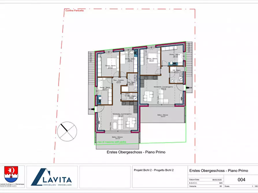 Immagine 16 di Appartamento in vendita  in weinbergweg - via della vigna a Cortina Sulla Strada Del Vino .Kurtinig An D.
