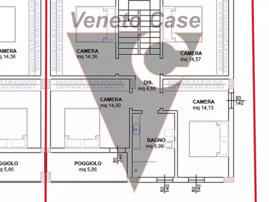 Immagine 11 di Casa bifamiliare in vendita  in Via Spinetti a Vigodarzere