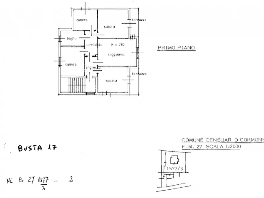 Immagine 22 di Casa trifamiliare in vendita  in Via Leopardi a Cormons