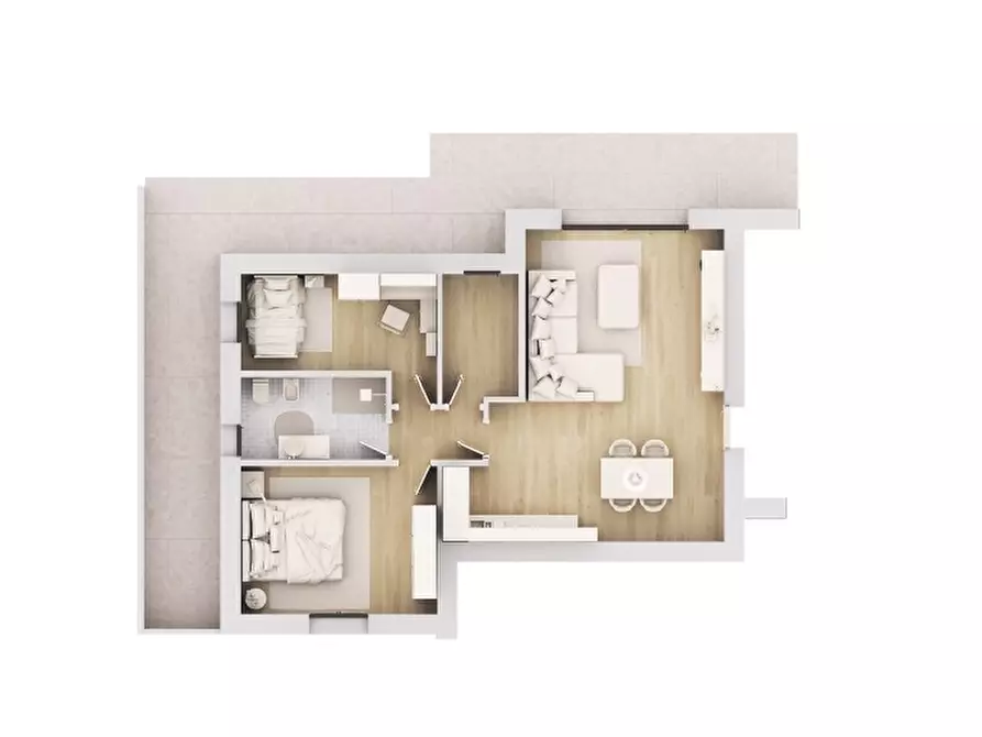 Immagine 3 di Appartamento in vendita  in Borgo San Giovanni a Chioggia