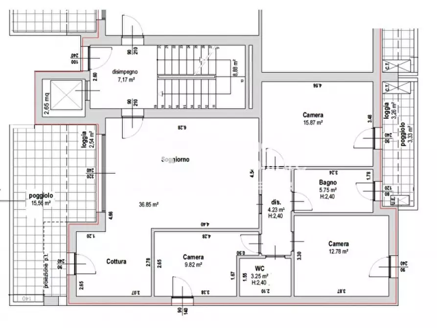 Immagine 12 di Appartamento in vendita  in Via Roma a Ponzano Veneto