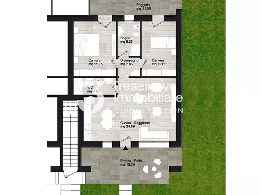 Immagine 32 di Appartamento in vendita  in Via Marconi a Villorba
