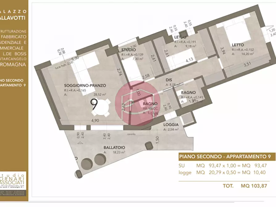 Immagine 3 di Appartamento in vendita  a Santarcangelo Di Romagna