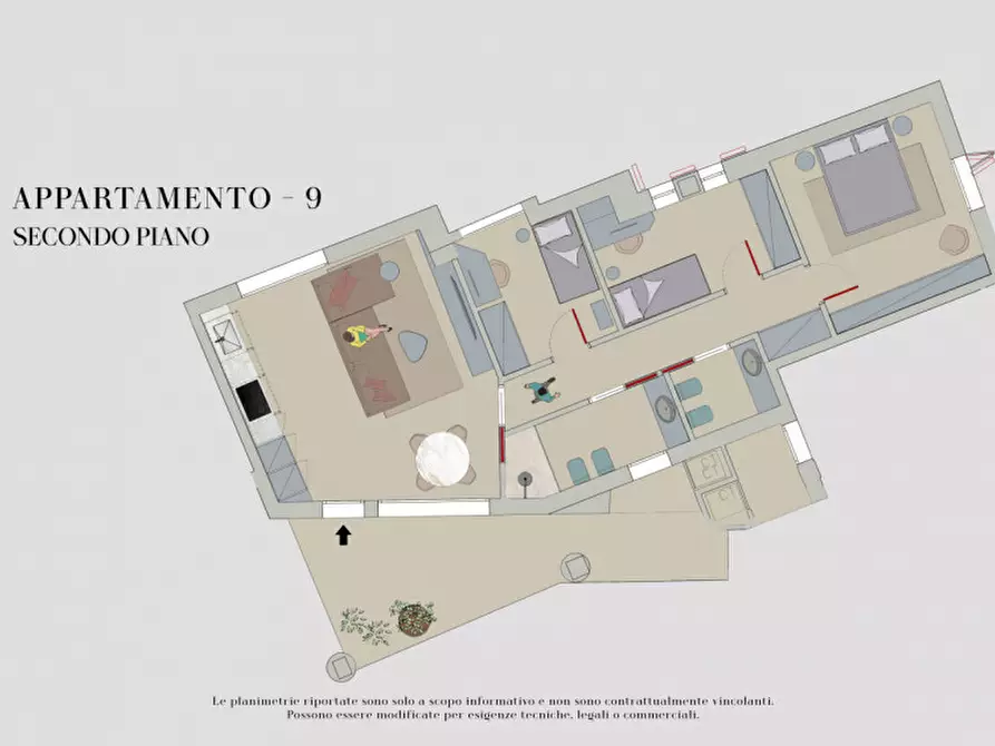 Immagine 35 di Appartamento in vendita  a Santarcangelo Di Romagna