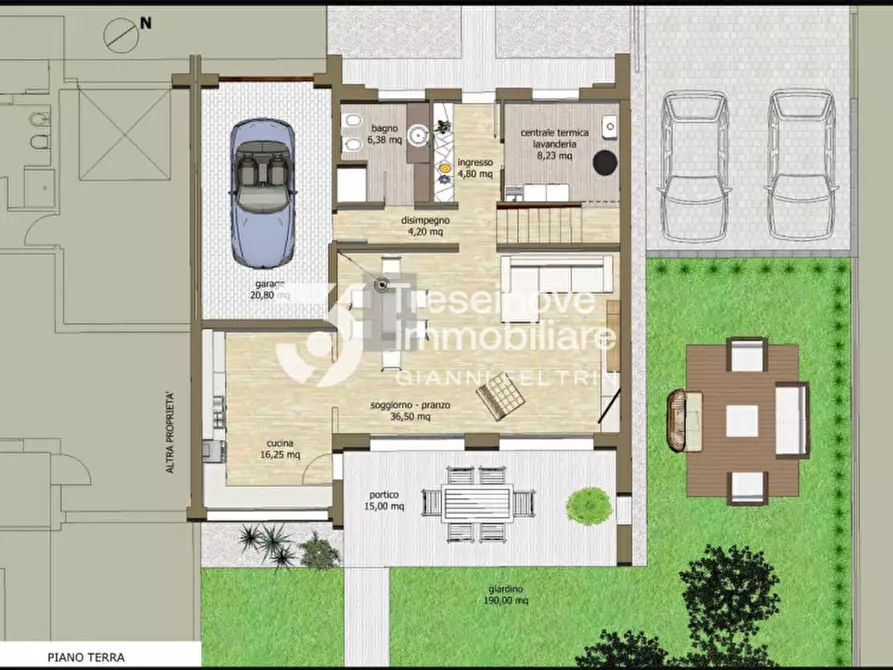 Immagine 31 di Casa bifamiliare in vendita  in Via Pirandello a Carbonera
