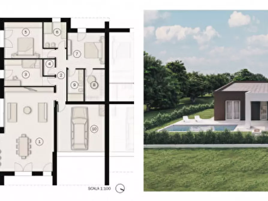 Immagine 13 di Casa bifamiliare in vendita  in VIA VILLA DEL BOSCO a Teolo