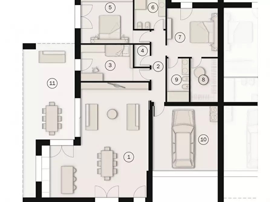 Immagine 14 di Casa bifamiliare in vendita  in VIA VILLA DEL BOSCO a Teolo