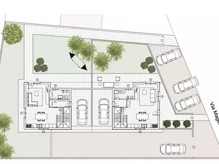 Immagine 6 di Villetta a schiera in vendita  in Via Forette a Castel D'azzano