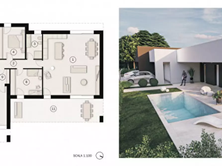 Immagine 13 di Casa bifamiliare in vendita  in VIA VILLA DEL BOSCO a Teolo