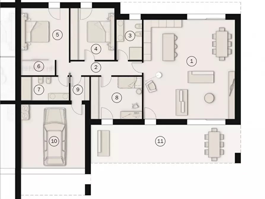 Immagine 14 di Casa bifamiliare in vendita  in VIA VILLA DEL BOSCO a Teolo