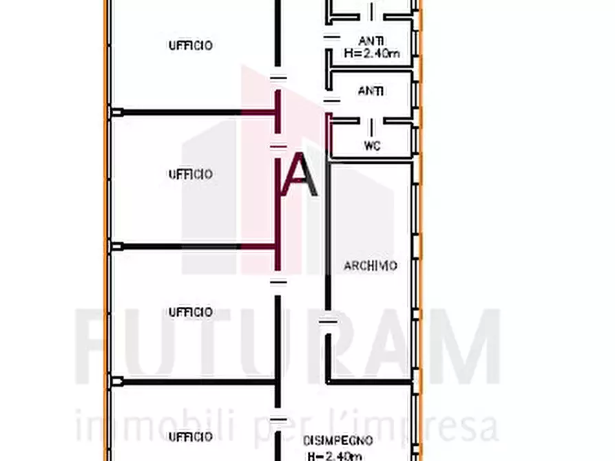 Immagine 2 di Ufficio in affitto  a Rubano