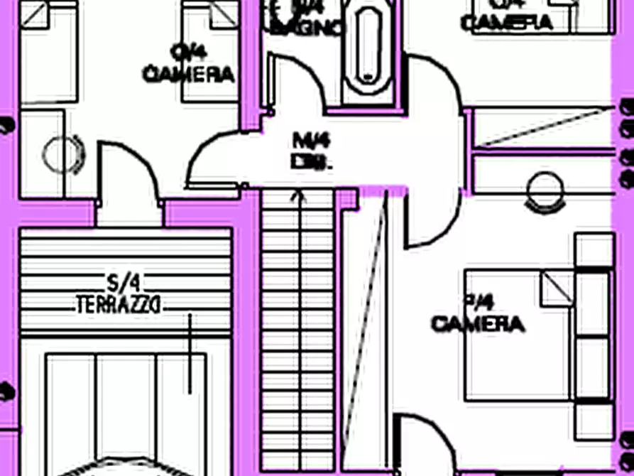 Immagine 8 di Casa bifamiliare in vendita  in Via San Pio X a Castelfranco Veneto