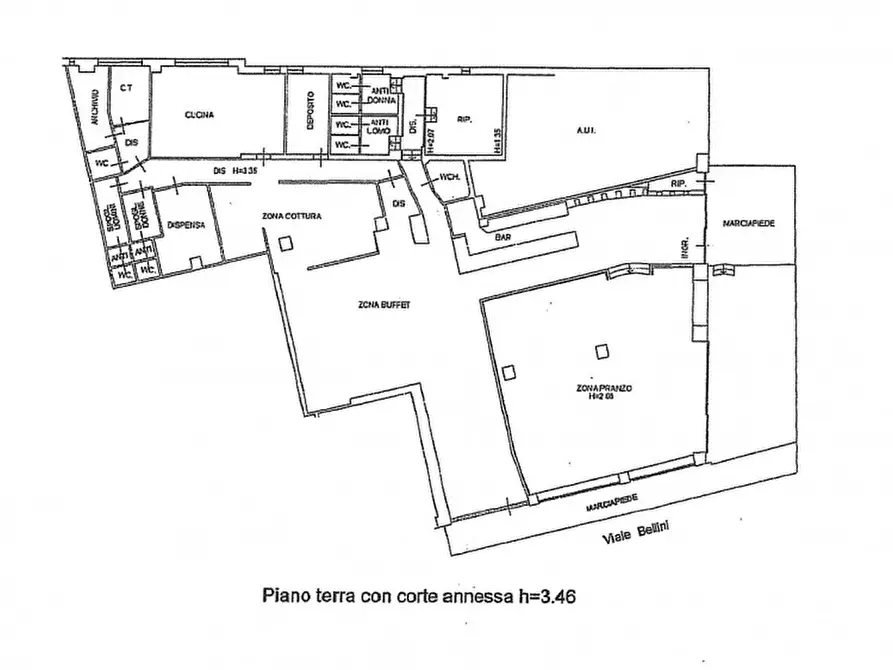 Immagine 6 di Negozio in affitto  in Viale Dante a Riccione