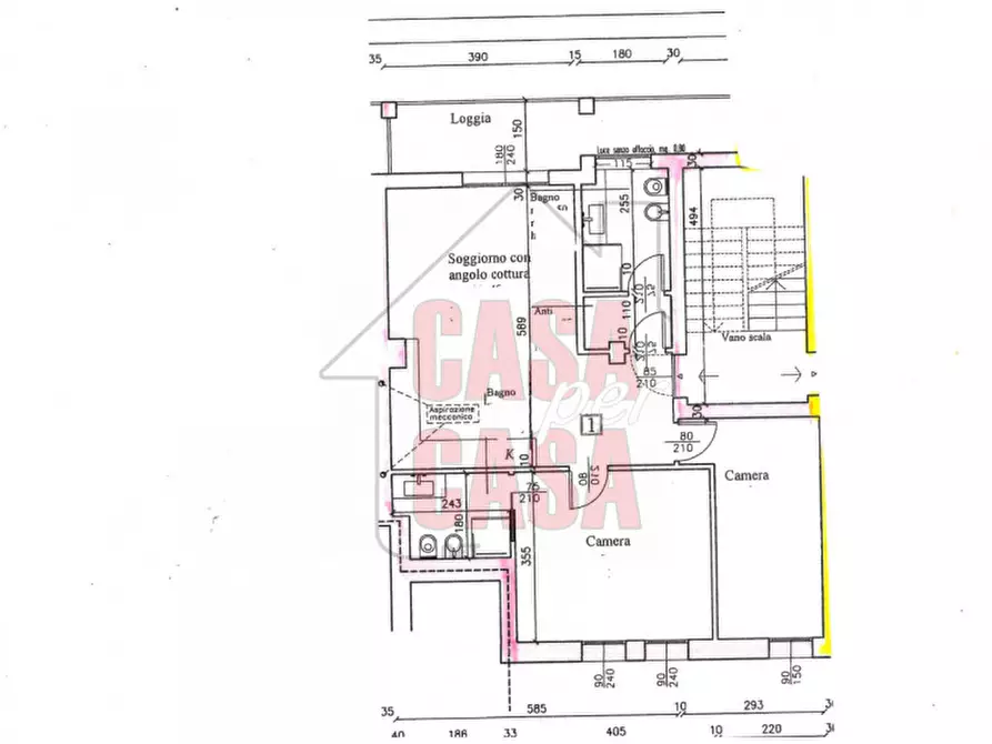 Immagine 9 di Appartamento in vendita  in via Marzia a Abano Terme