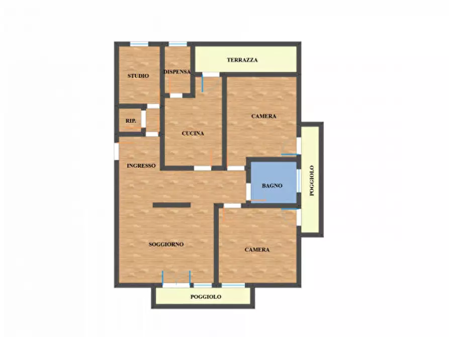 Immagine 2 di Appartamento in vendita  in Via Padre Leopoldo a Abano Terme