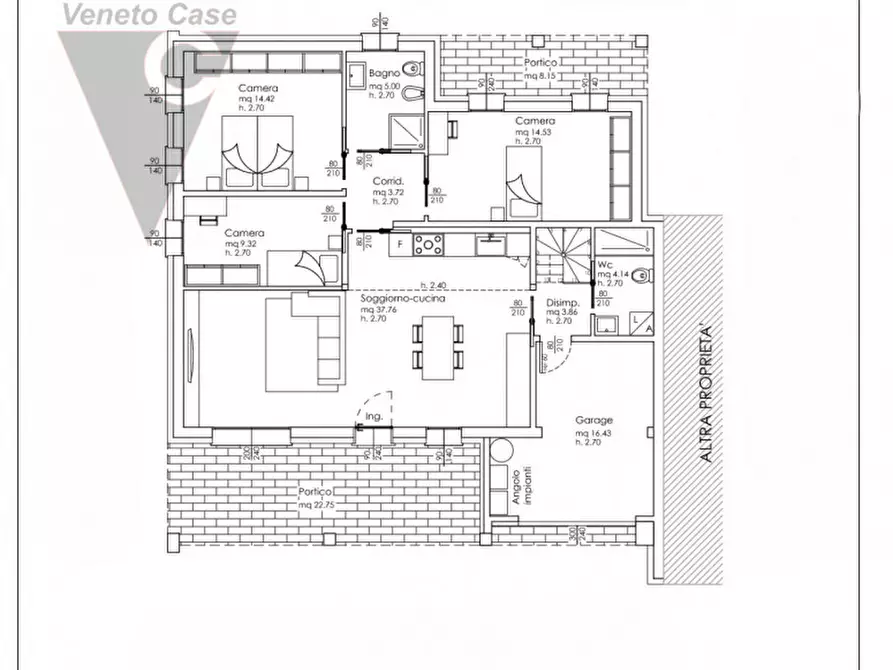 Immagine 20 di Casa bifamiliare in vendita  in via Ardoneghe a Brugine