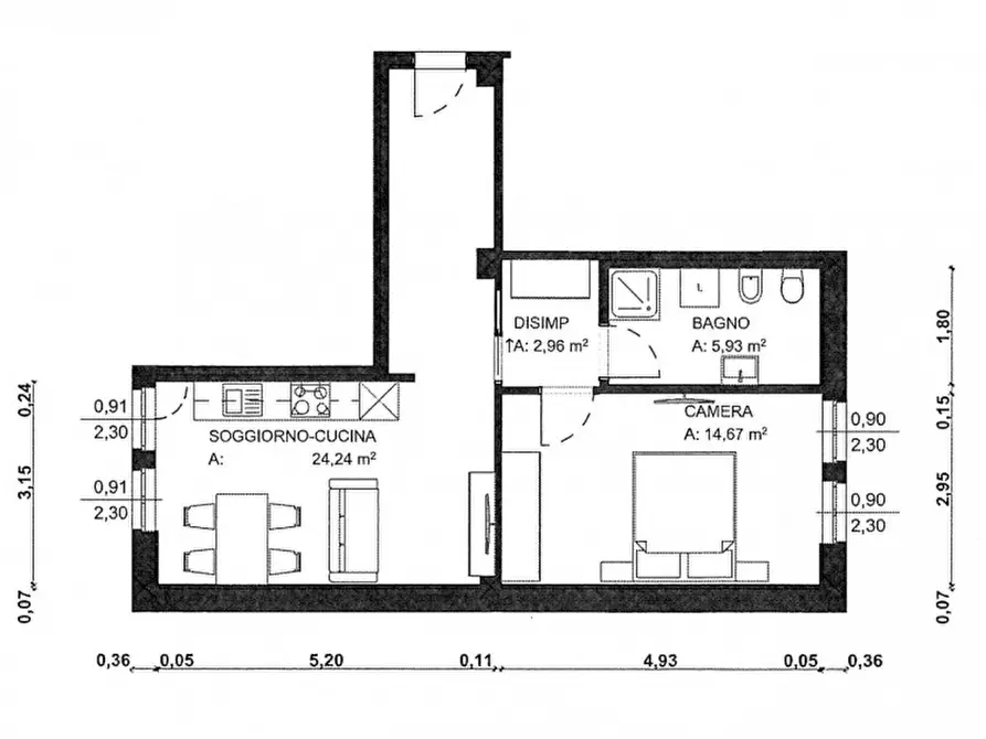 Immagine 7 di Appartamento in vendita  in via Borgo Casale a Vicenza