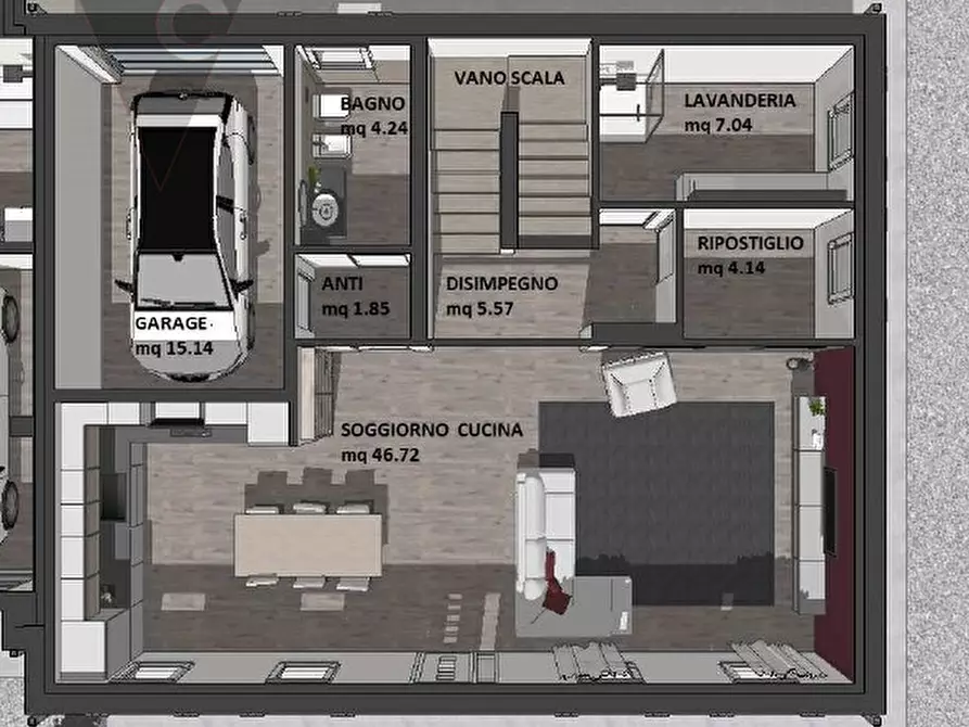 Immagine 12 di Casa bifamiliare in vendita  in via Ardoneghe a Brugine