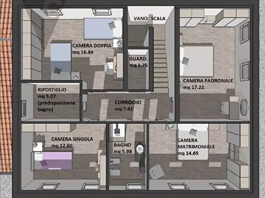 Immagine 13 di Casa bifamiliare in vendita  in via Ardoneghe a Brugine