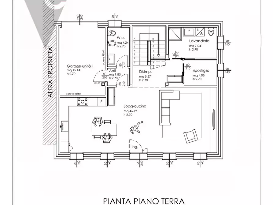 Immagine 22 di Casa bifamiliare in vendita  in via Ardoneghe a Brugine