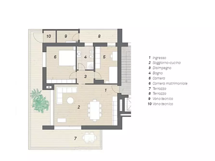 Immagine 6 di Appartamento in vendita  in Via del Boschetto a Chioggia