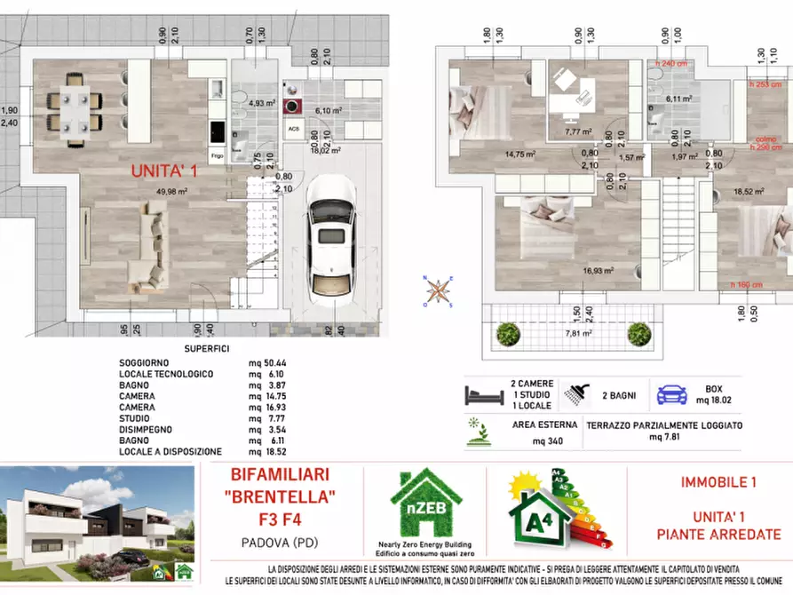 Immagine 11 di Casa bifamiliare in vendita  in Via Monte Rua a Selvazzano Dentro