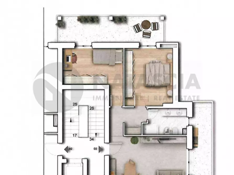 Immagine 3 di Appartamento in vendita  in VIA COLOMBO a Pontassieve