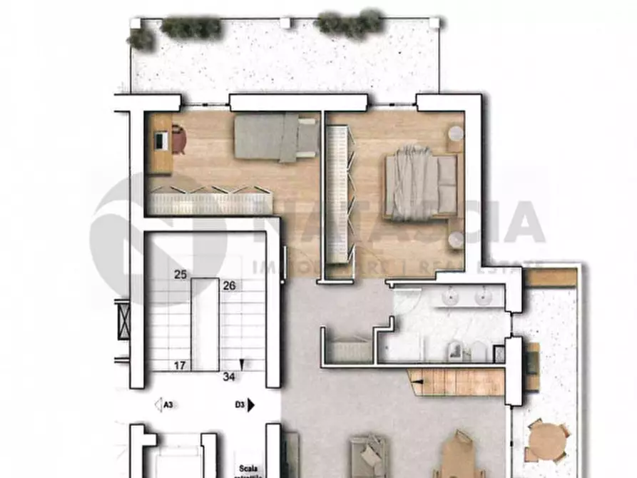 Immagine 4 di Appartamento in vendita  in VIA COLOMBO a Pontassieve