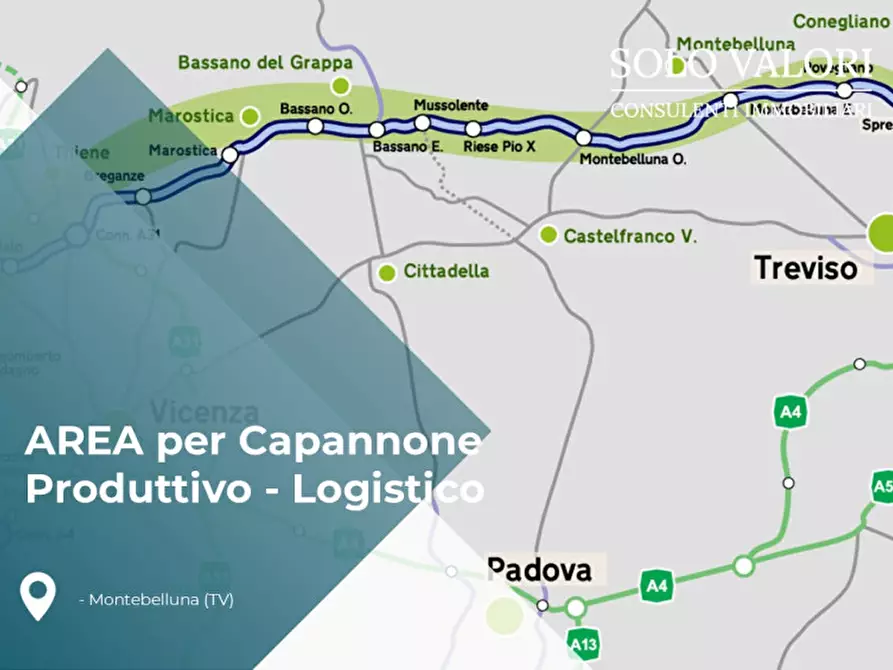 Immagine 10 di Terreno in vendita  a Montebelluna